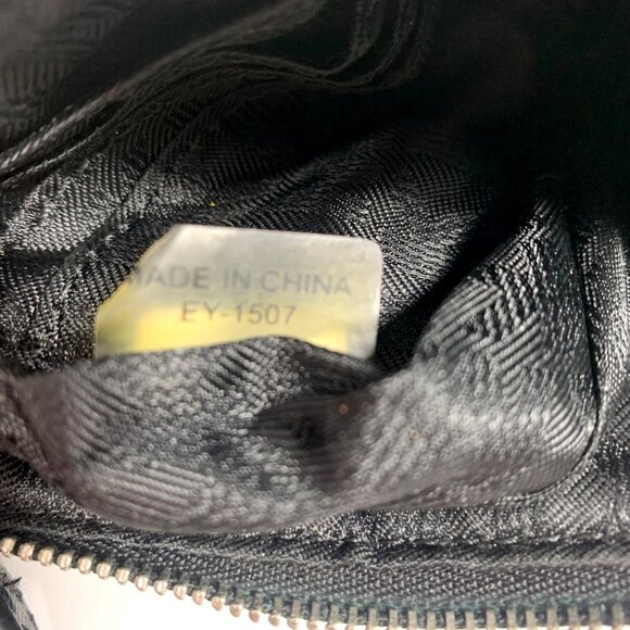 Michael Kors Jet Set Black Signature Logo Crossbody Bag w/ Adjustable Strap - Picture 11 of 12